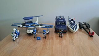 LOTE PLAYMOBIL POLICÍAS