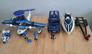 LOTE PLAYMOBIL POLICÍAS