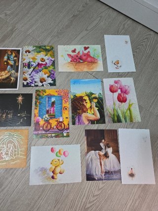 Confronto di cartoline varie