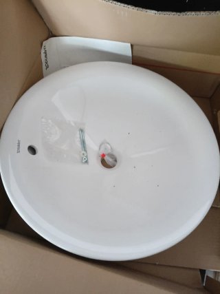 Lavabo Duravit para encimera