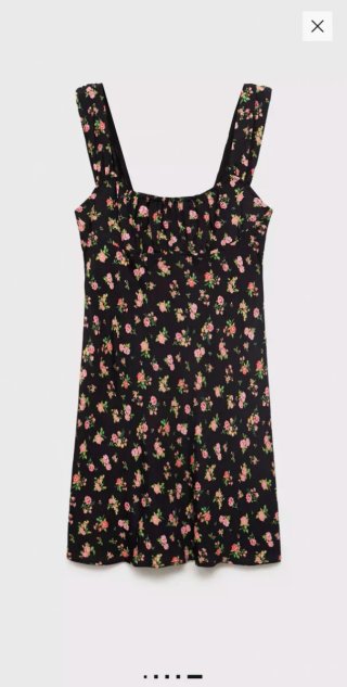 Vestido Mango flores talla S