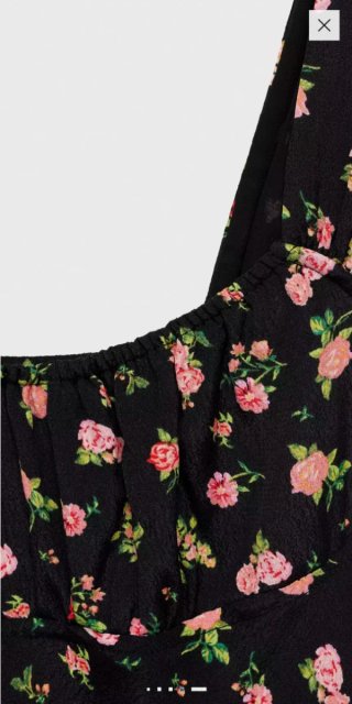 Vestido Mango flores talla S