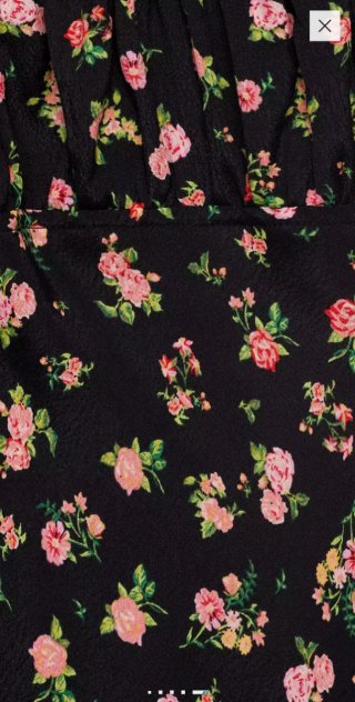 Vestido Mango flores talla S