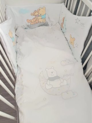 Juego Cuna Edredón y Chichonera Winnie Pooh
