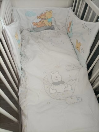 Juego Cuna Edredón y Chichonera Winnie Pooh