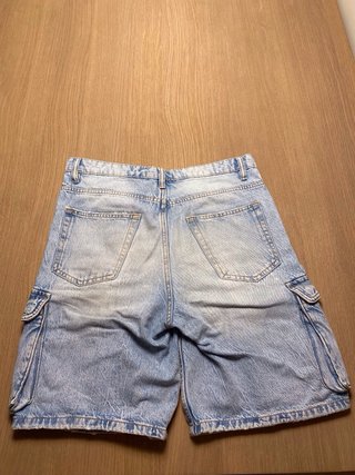 Pantalón Cargo Vaquero Zara Talla M