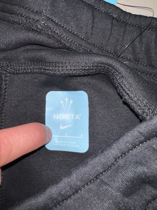 Pantalón Nike Tech Fleece NOCTA Negro Amarillo