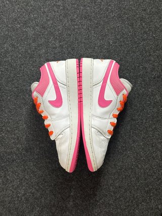 Nike Jordan 1 Low 37.5 Rosa Bianco