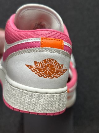 Nike Jordan 1 Low 37.5 Rosa Bianco