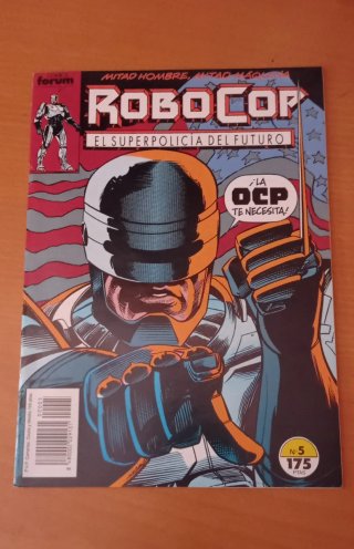 ROBOCOP Comics, numeros del 1 al 9, Marvel Comics.