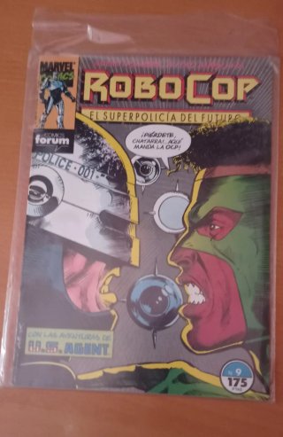 ROBOCOP Comics, numeros del 1 al 9, Marvel Comics.