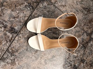 Tacones blancos talla 43
