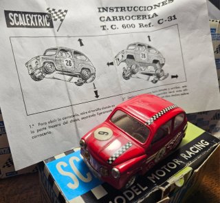 Scalextric Seat 600 Rojo 1966