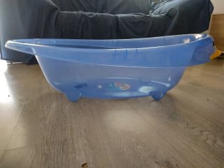 Bañera para bebé con forma de pato