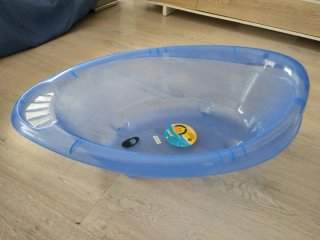 Bañera para bebé con forma de pato