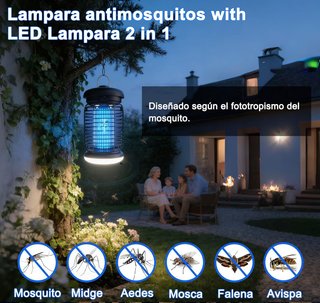 Lámpara LED Antimosquitos Eléctrica