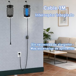 Lámpara LED Antimosquitos Eléctrica