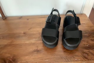 Sandalias plataforma Art negras