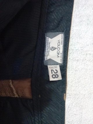 Bermudas Volcom Hombre Talla 28 Marrón