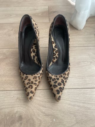Zapatos tacón Zara animal print T37