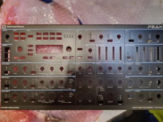 Novation Peak frontal.