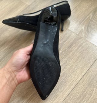 Zapatos Salón Zara Talla 35 Negros