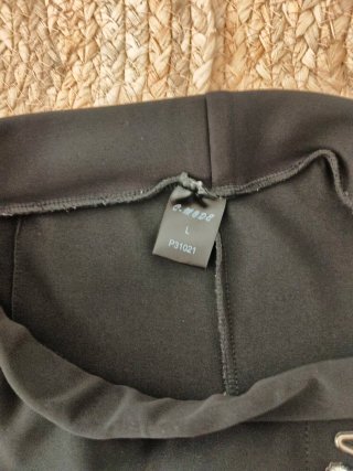 Falda pantalón negra mujer
