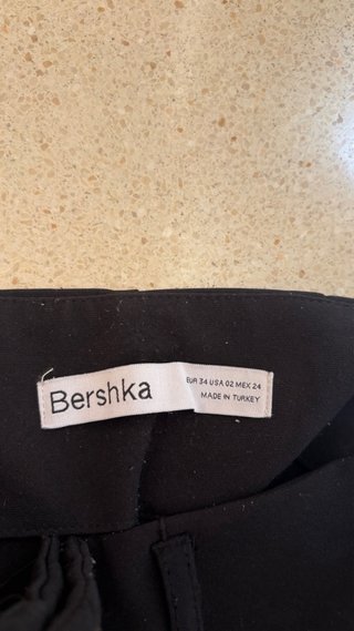 Pantalón de traje negro mujer