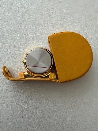 Reloj Pertegaz de bolsillo con funda cuero