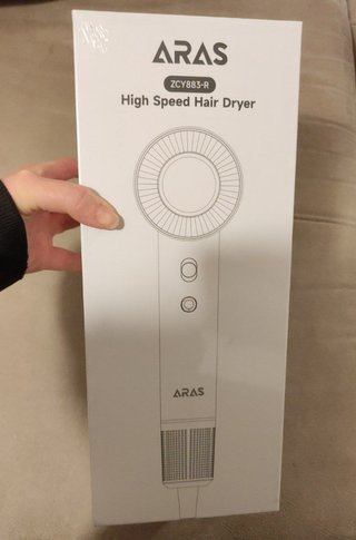 Asciugacapelli ARAS Ioni Negativi Grigio