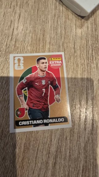 Cromos Panini Cristiano Ronaldo Extra Dorado
