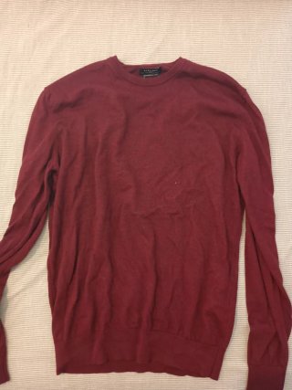 Camiseta Zara Man Roja Talla M