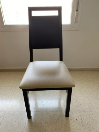 Mesa comedor extensible y 6 sillas