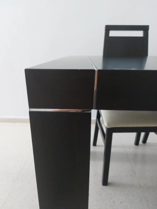 Mesa comedor extensible y 6 sillas