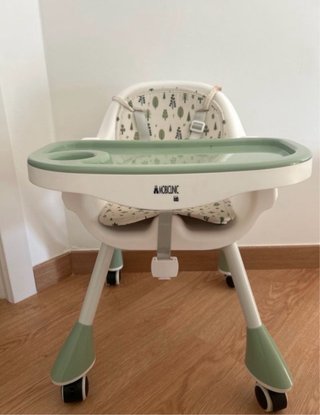 Trona infantil Moblicibic 2 alturas verde