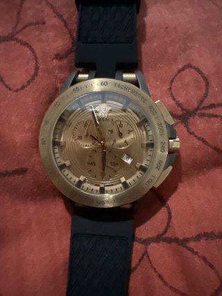Reloj Versace Dorado y Negro