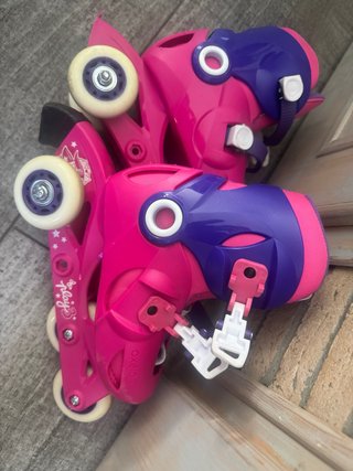 Patines en línea Oxelo niña rosa