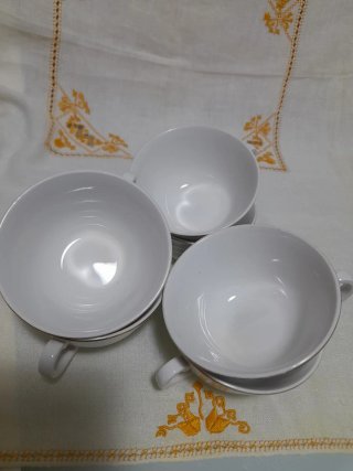 Set 6 Tazze da Tè Soc. Ceram. Laveno