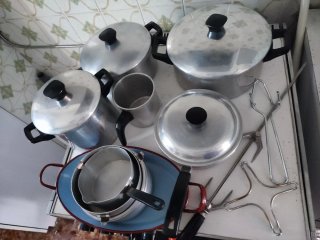 Cocina Gas/Eléctrica + Cazuelas y Accesorios
