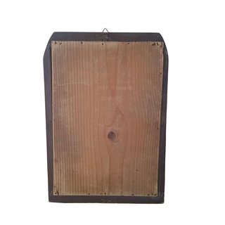 Specchio vintage con cornice in legno
