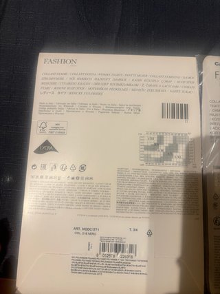 Lote 3 Medias Calzedonia Negro Talla 3/4