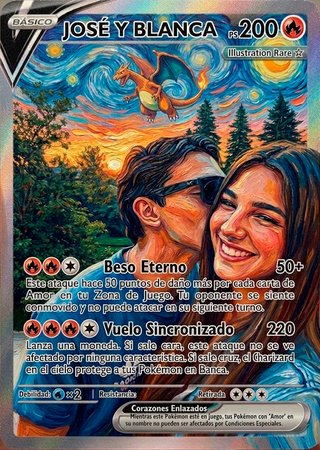 Carta Pokémon Custom Van Gogh