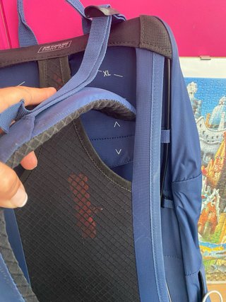 Mochila de montaña azul 25L