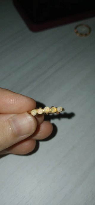 Anello Oro 18k con Opali Oro Gioielli