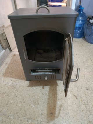 Chimenea leña hierro fundido