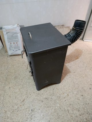 Chimenea leña hierro fundido