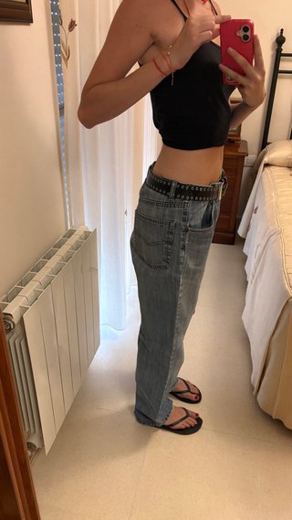 Pantalón vaquero vintage WYB azul