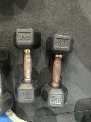 Manubri da 7KG (coppia)