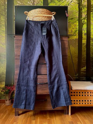 Pantalón Lino Massimo Dutti TL