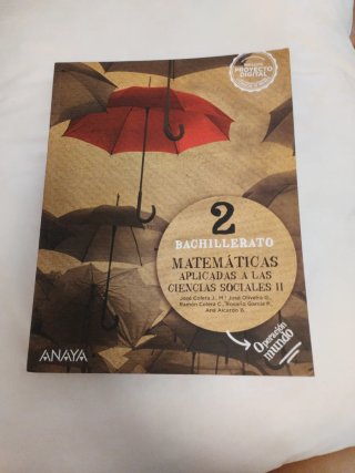 Matemáticas aplicadas a las CCSS II 2°Bach
